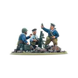 Soviet Naval Brigade Medium Mortar Team (resin)