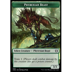 Magic löskort: Phyrexia: All Will Be One: Phyrexian Beast Token