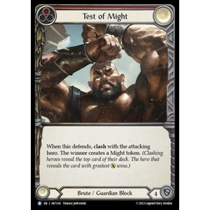 FaB Löskort: Heavy Hitters: Test of Might (Rainbow Foil)