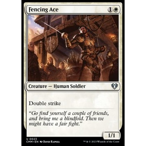 Magic löskort: Commander Masters: Fencing Ace