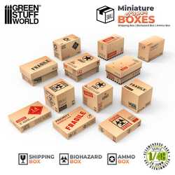 Miniature Paper Boxes: Small Printed