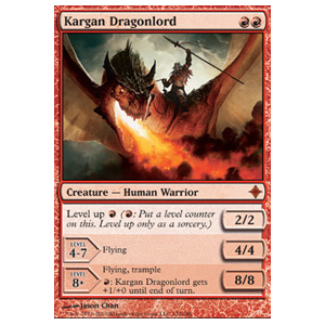 Magic löskort: Rise of the Eldrazi: Kargan Dragonlord (Foil)