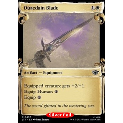 Magic löskort: The Lord of the Rings: Tales of Middle-earth: Dúnedain Blade (alternative art) (Silver Foil)