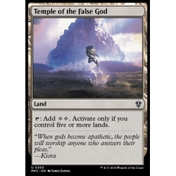 Magic löskort: Commander: Murders at Karlov Manor: Temple of the False God