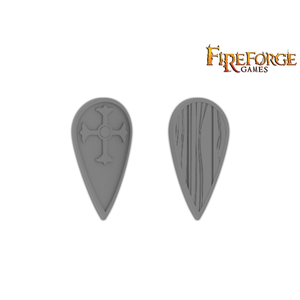 Fireforge: Crucifix Almond Shields (12)