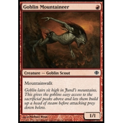 Magic löskort: Shards of Alara: Goblin Mountaineer