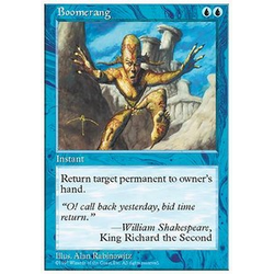 Magic löskort: 5th Edition: Boomerang
