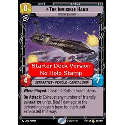 Star Wars: Unlimited Löskort: Twilight of the Republic: The Invisible Hand, Imposing Flagship (v.2)