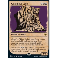 Magic löskort: Adventures in the Forgotten Realms: Gelatinous Cube (alternative art) (Foil)