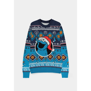 Sesame Street Christmas Sweater – Cookie Monster (M)