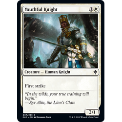 Magic löskort: Throne of Eldraine: Youthful Knight