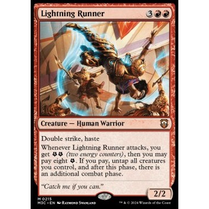 Magic löskort: Commander: Modern Horizons 3: Lightning Runner