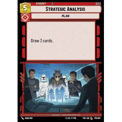 Star Wars: Unlimited Löskort: Twilight of the Republic: Strategic Analysis (Foil)
