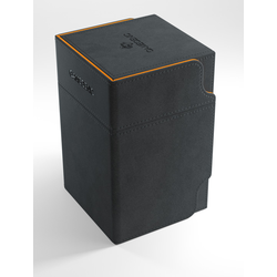 GameGenic: Watchtower 100+ XL Convertible Deck Box Black/Orange