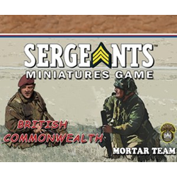 Sergeants Miniature Game: Commonwealth Parachute Mortar Team