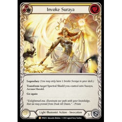 FaB Löskort: Dynasty: Invoke Suraya // Suraya, Archangel of Knowledge (Rainbow Foil)