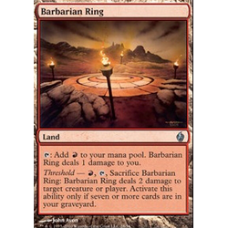 Magic Löskort: Premium Deck - Fire and Lightning: Barbarian Ring (Foil)