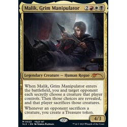 Magic löskort: Universes Within: Malik, Grim Manipulator