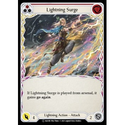 FaB Löskort: Tales of Aria Unlimited: Lightning Surge (Red) (Rainbow Foil)