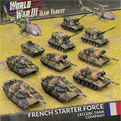 French Leclerc Tank Company Starter Force  (Plastic Army Deal)