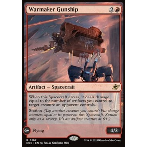Magic löskort: Edge of Eternities: Warmaker Gunship (Foil)