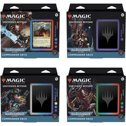 Magic The Gathering: Warhammer 40.000 Commander Deck Bundle (regular) (4)
