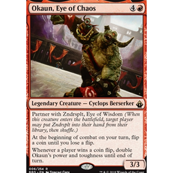 Magic löskort: Battlebond: Okaun, Eye of Chaos (Foil)