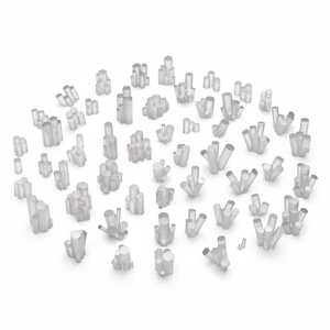 Clear Prismatic Quartz Crystals (x52) (1:48)
