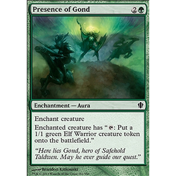 Magic löskort: Commander 2013: Presence of Gond