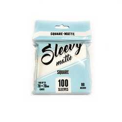 Card Sleeves Square Matte Clear 70x70mm (100) (Sleevy)