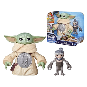 Star Wars Electronic Action Figure: The Mandalorian & Grogu - Huggin' Grogu & Anzellan