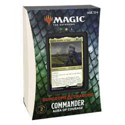Magic The Gathering: Adventures in the Forgotten Realms Commander Deck Aura of Courage