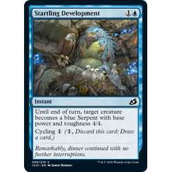 Magic löskort: Ikoria: Lair of Behemoths: Startling Development (Foil)