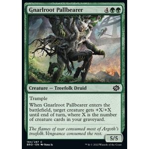 Magic löskort: The Brothers' War: Gnarlroot Pallbearer