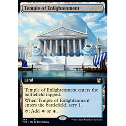 Magic löskort: Theros: Beyond Death: Temple of Enlightenment (alternative art) (Foil)