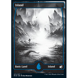 Magic löskort: Innistrad: Midnight Hunt: Island (v.2)