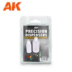 Precision Dispensers - 2 bottles & 6 different tips