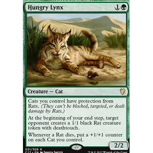 Magic löskort: Commander 2017: Hungry Lynx