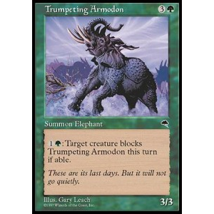 Magic löskort: Tempest: Trumpeting Armodon