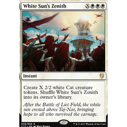 Magic löskort: Commander 2017: White Sun's Zenith