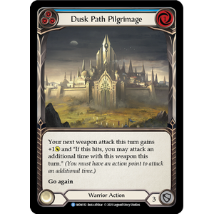 FaB Löskort: Monarch 1st Edition: Dusk Path Pilgrimage (Blue)