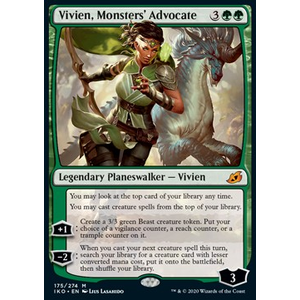 Magic löskort: Ikoria: Lair of Behemoths: Vivien, Monsters' Advocate
