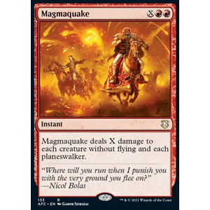 Magic löskort: Commander: Adventures in the Forgotten Realms: Magmaquake