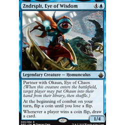 Magic löskort: Battlebond: Zndrsplt, Eye of Wisdom (Foil)