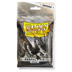 Card Sleeves Perfect Fit Smoke (100) (Dragon Shield)