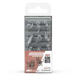 AK Basing Bits: Cats (resin) (12)