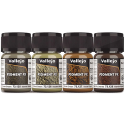 Vallejo Pigment: Soil & Nature (4x35ml)