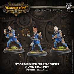 Cygnar Stormsmith Grenadiers (Unit)
