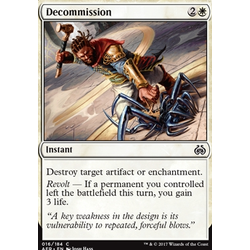 Magic löskort: Aether Revolt: Decommission