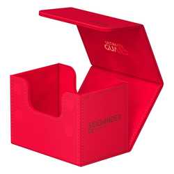 Ultimate Guard SideWinder Deck Case 80+ Standard Size XenoSkin Monocolor Red